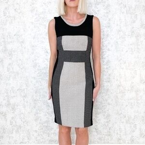 Yoana Baraschi Wiggle Channeled Dots Column Dress